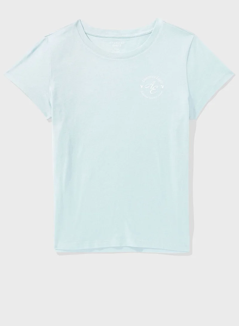 American Eagle Graphic Crew Neck T-Shirt
