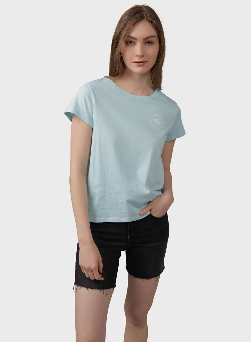 American Eagle Graphic Crew Neck T-Shirt