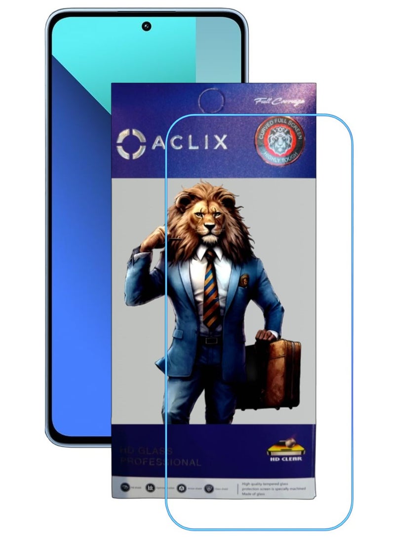 ACLIX Antistatic ESD Dustproof Premium Quality High Definition Clear Tempered Glass Screen Protector Designed For Xiaomi Redmi Note 13 - Image 1