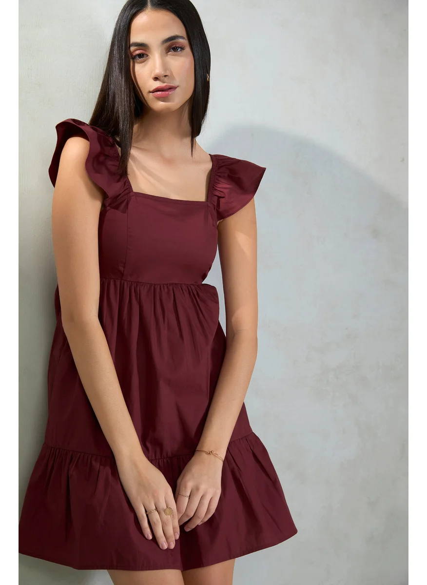 Virgio Ruffled Mini Dress