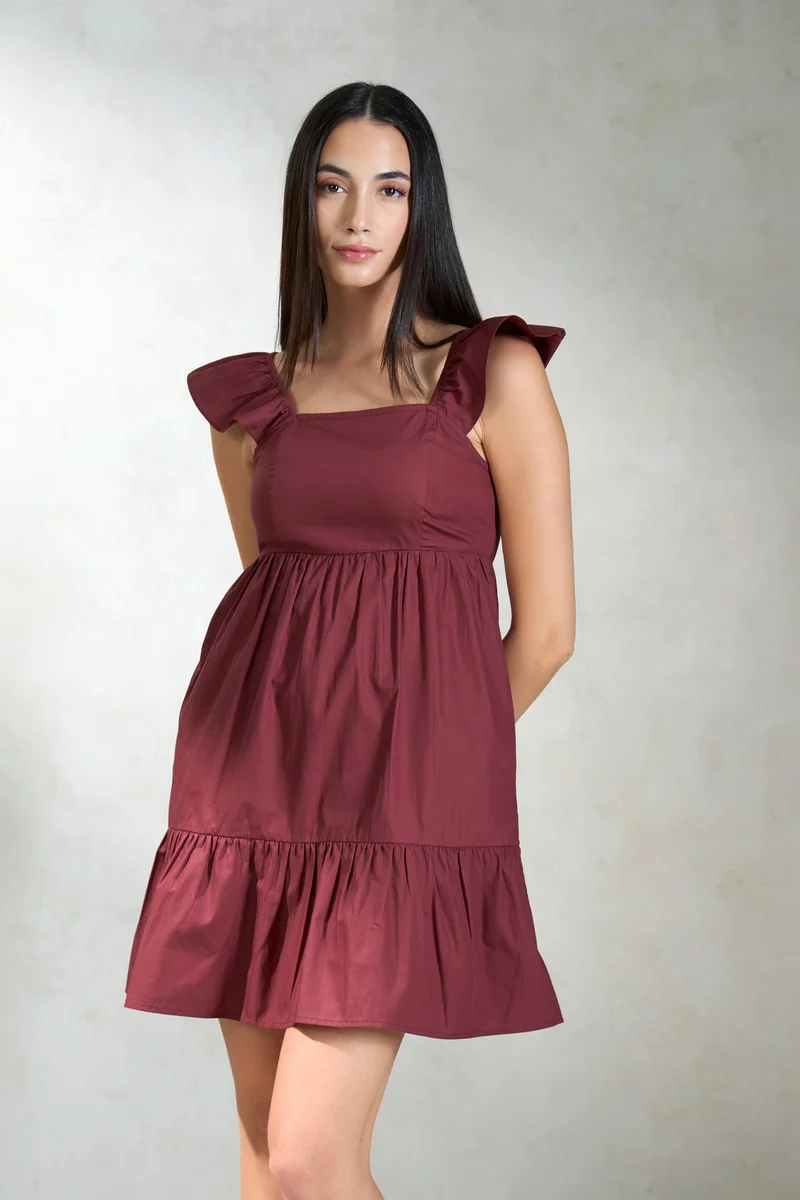 Virgio Ruffled Mini Dress
