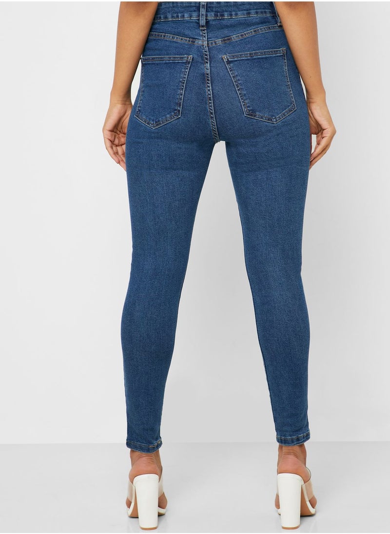 Cotton On High Waist Skinny Jeans  - Image 2