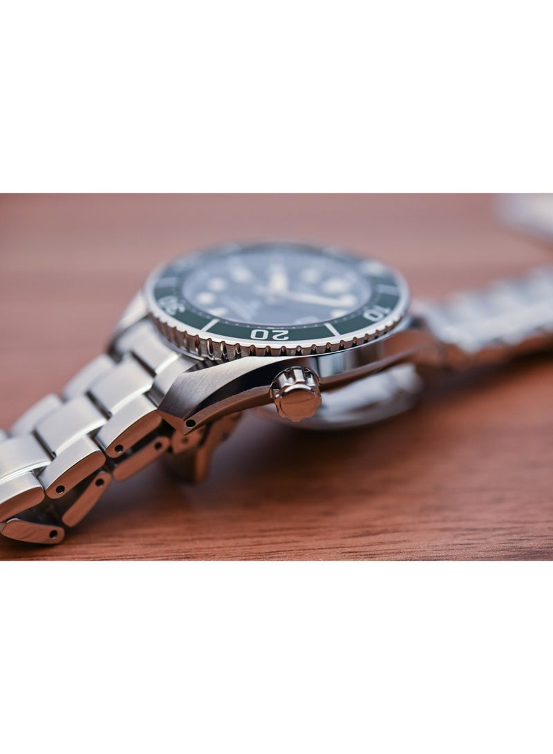 Seiko ساعة غوص بروسبكس سومو SPB103J1، 45 مم قرص أخضر، علبة وسوار من الفولاذ المقاوم للصدأ، 200 م مقاومة للماء - Image 3