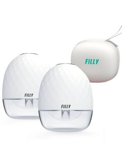 Filly Wearable Double Electric Breast Pump with Carrying Case, 2 pack, Hands free wireless, Painless Breastfeeding With 3 Modes And 9 Suction Levels, Powerful 1500 Mah Battery, Lcd Display  - Image 4