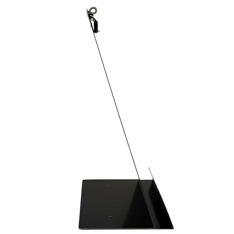 Saunders Free Standing Clipboard and Tablet Stand, Black Letter Size Paper Organizer with Steel Clip for Office, School & Work - Clip Board Paper Stand Holds Documents, Tablets & Phones - Made in USA - Image 5