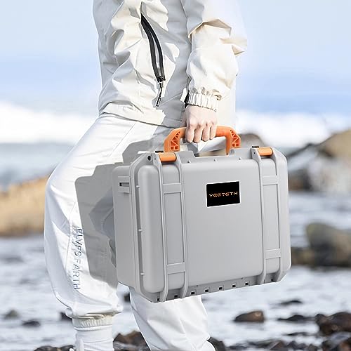 YETEETH Hard Case for DJI Air 3S Air 3, Waterproof Pressure Resistant Carrying Case for DJI Air 3S/3 Accessories - Fits for RC 2/RC-N2/RC-N3 (Grey) - Image 5