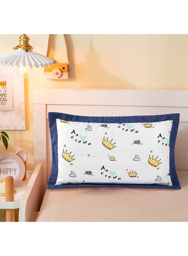 ized Buckwheat Pillow, Cassia Seed Infant Pure Cotton Gauze Pillowcase Pillow, Kidsren's Pillow Core, Breathable And Sweat-absorbent
