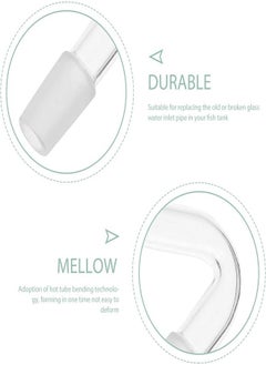 Generic Clear Glass Water Inflow Outflow Filter Tube For Fountain 10mm  - Image 2