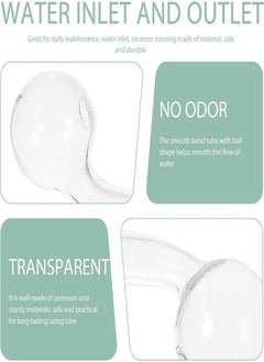 Generic Clear Glass Water Inflow Outflow Filter Tube For Fountain 10mm  - Image 3