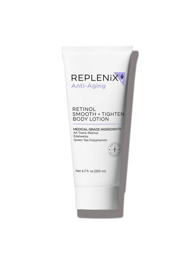 Replenix Replenix Retinol Smooth + Tighten Body Lotion, Medical-Grade Anti-Aging Brightening Body Cream for Cellulite & Sagging Skin (6.7 fl. oz)  - Image 1