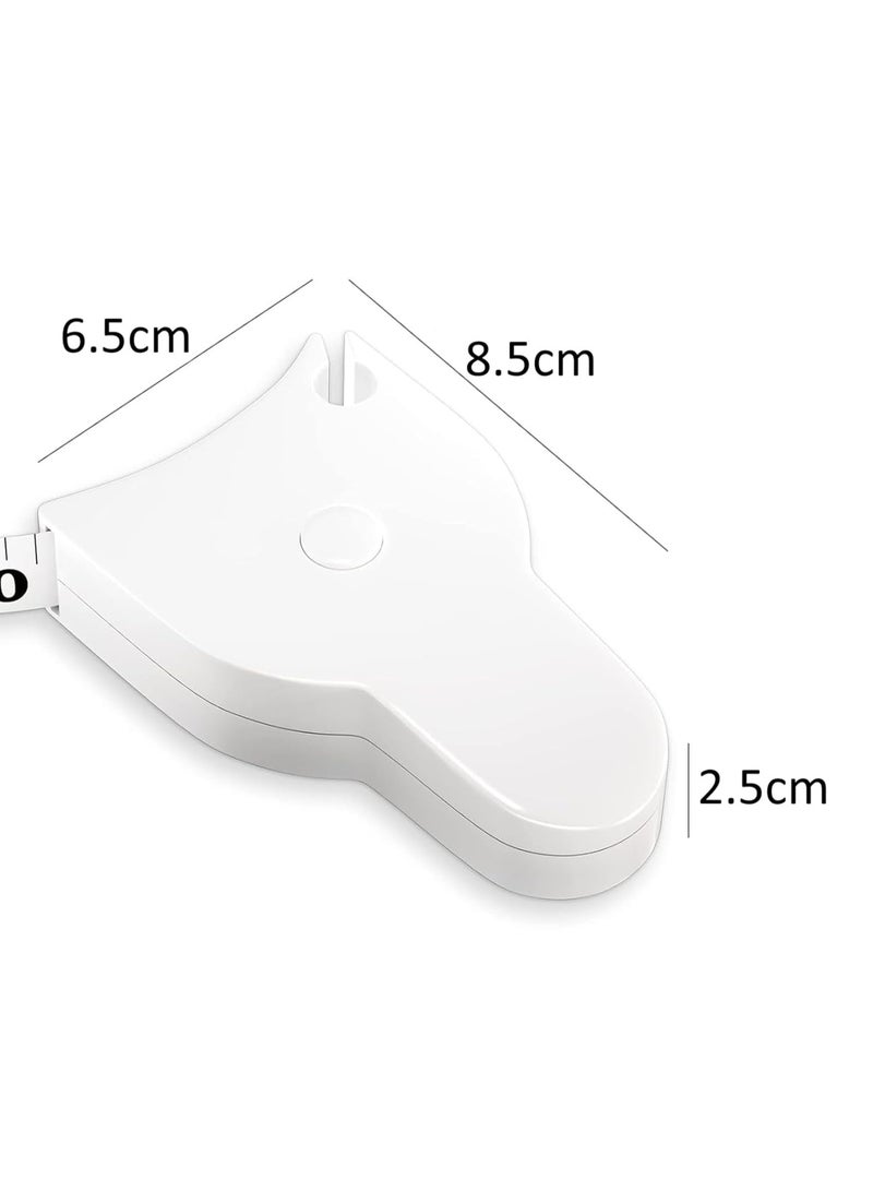 Generic Body Measuring Tape Retractable Dual Sided Accurate Measure with Lock Pin and Push Button for Fitness Weight Loss Sewing Tailoring (152cm/60inches)  - Image 2