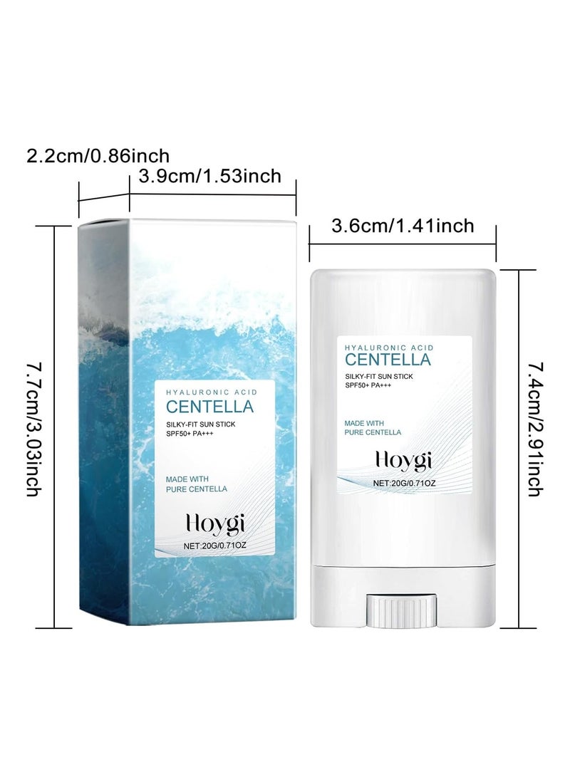 Hoygi Stick SPF 50, Silky-Fit Sunblock for Face & Body, Moisturizing Formula for All Skin Types - Image 2