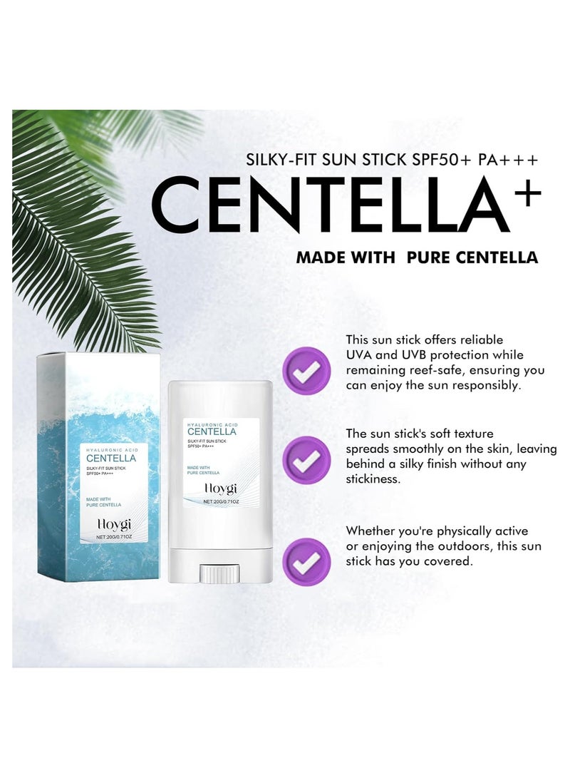 Hoygi Stick SPF 50, Silky-Fit Sunblock for Face & Body, Moisturizing Formula for All Skin Types - Image 3