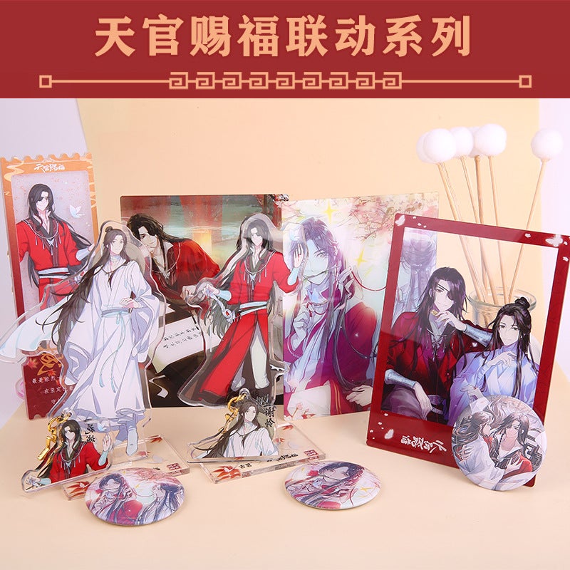 [Guming Tg Gives Me A Joint Name] Cartoon Badge Barji Big Standing Brand Huacheng Xie Lian Linkage Peripheral Gift - Image 2