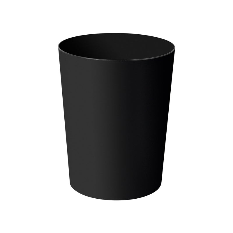 Soddeph 2.5 Gallon Trash Can,Plastic Garbage Recycling Bin,Waste Trash Bin,Round Container Bin Wastebasket forOffice,Home,Bathroom,Kitchen (Black, 1 Pack) - Image 1