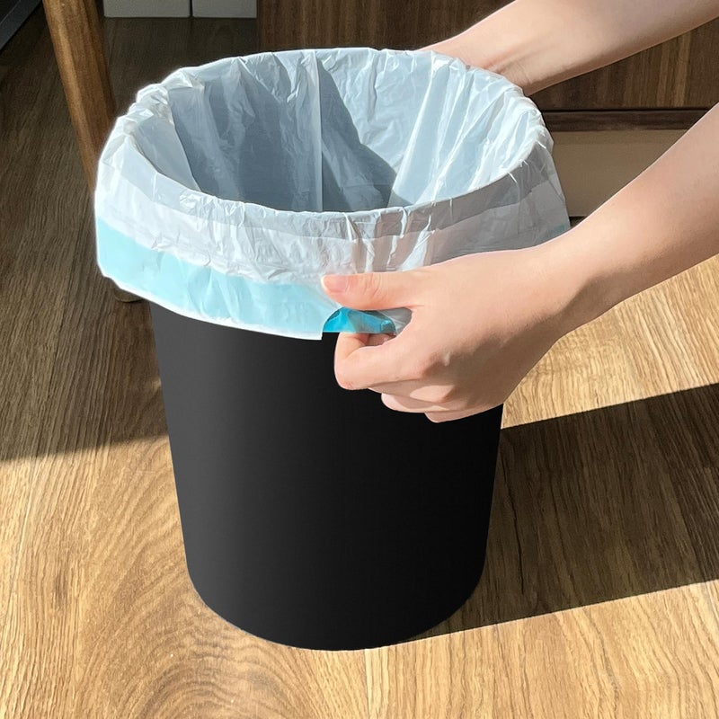 Soddeph 2.5 Gallon Trash Can,Plastic Garbage Recycling Bin,Waste Trash Bin,Round Container Bin Wastebasket forOffice,Home,Bathroom,Kitchen (Black, 1 Pack) - Image 3
