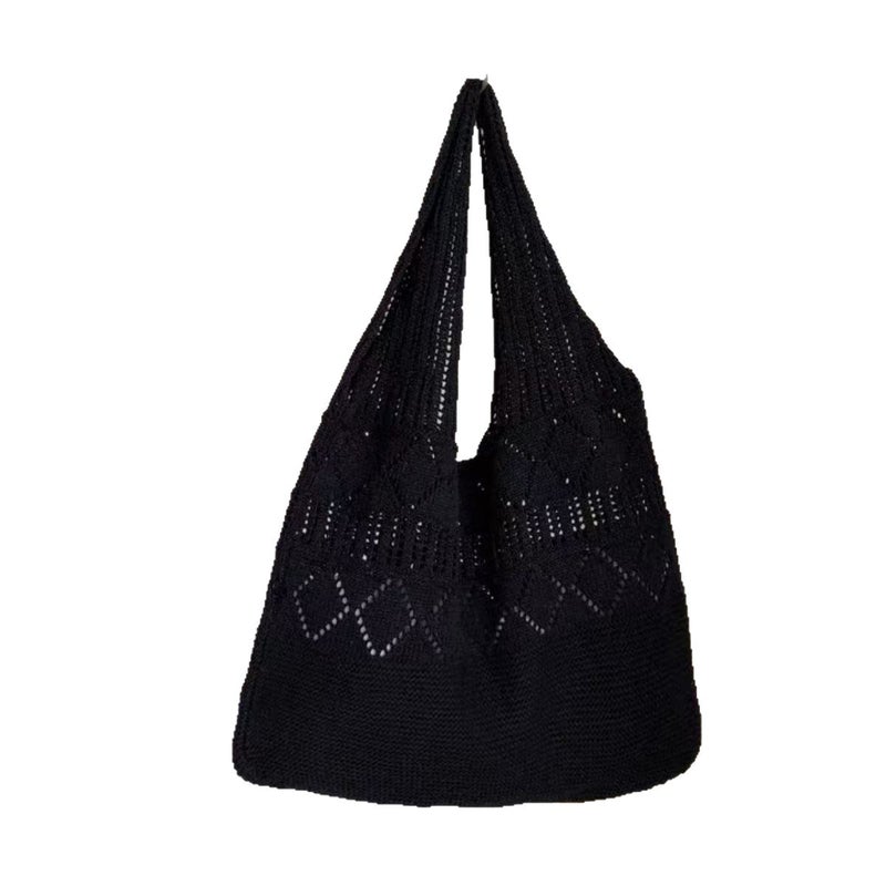 Women's Knitted Mesh Shoulder Bag - Image 2