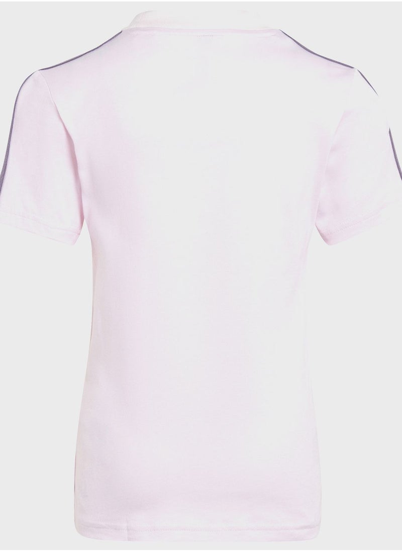 Adidas - Essentials 3-Stripes Tee And Shorts Set - Image 1