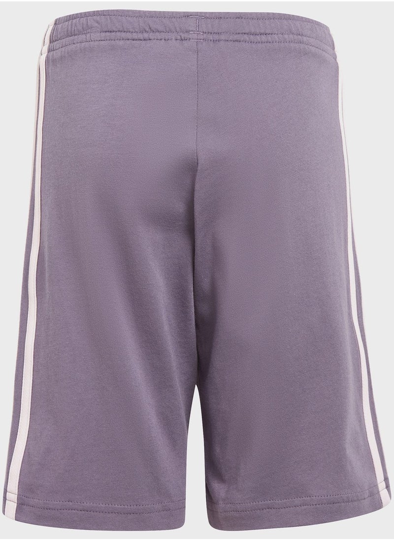Adidas - Essentials 3-Stripes Tee And Shorts Set - Image 1
