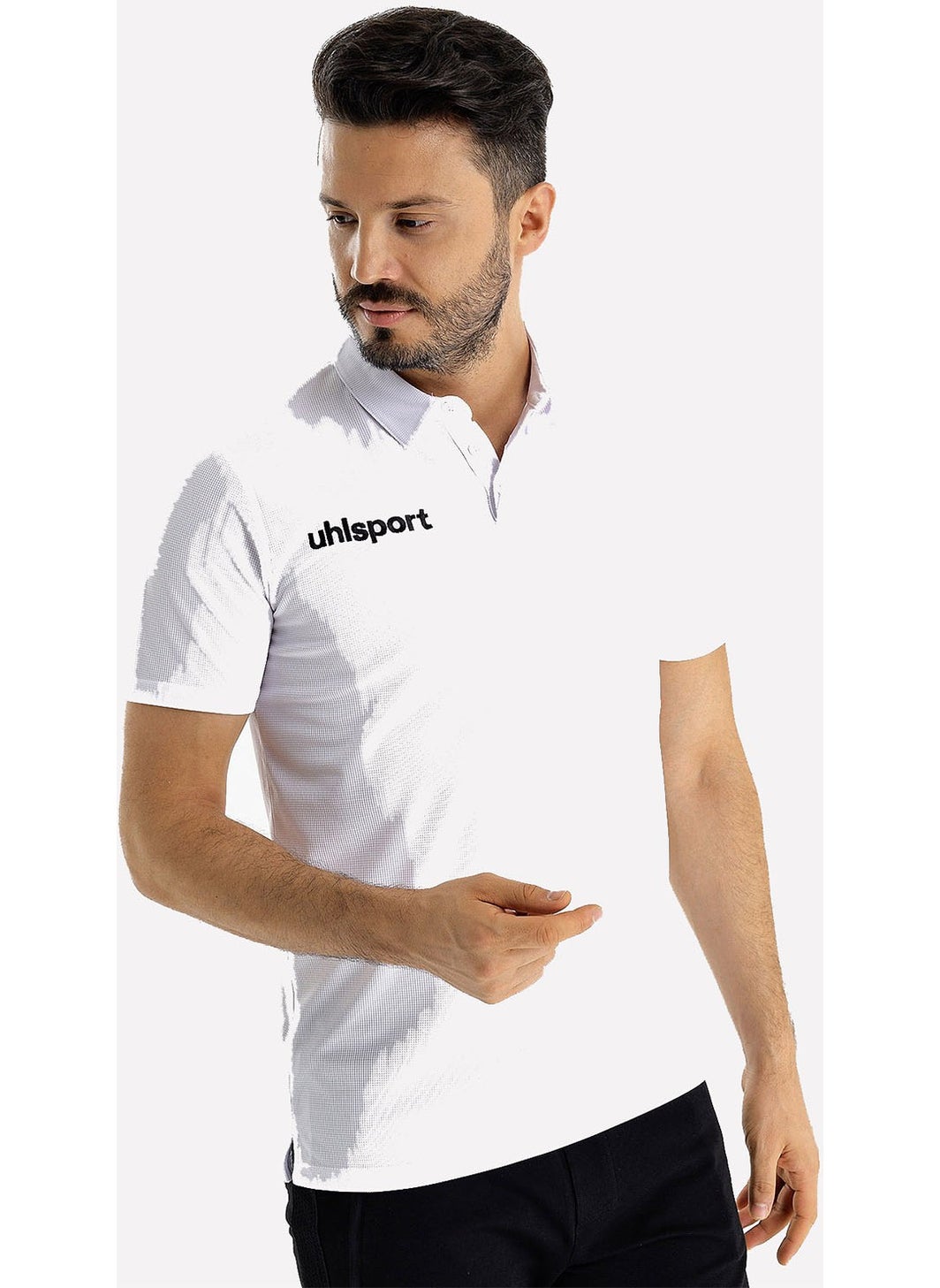 UHLSPORT Men's Polo T-Shirt Essential  - Image 3