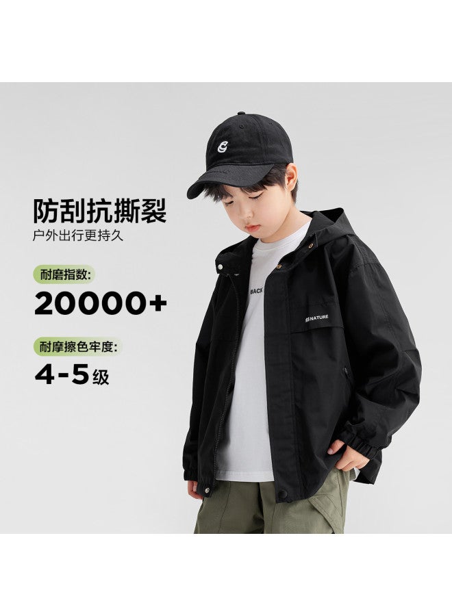 Zuoxi Boys' Waterproof Jacket Kids' Outdoor Softshell Mountaineering Coat 2025 New Spring/autumn Collection For Big Kids - Image 4