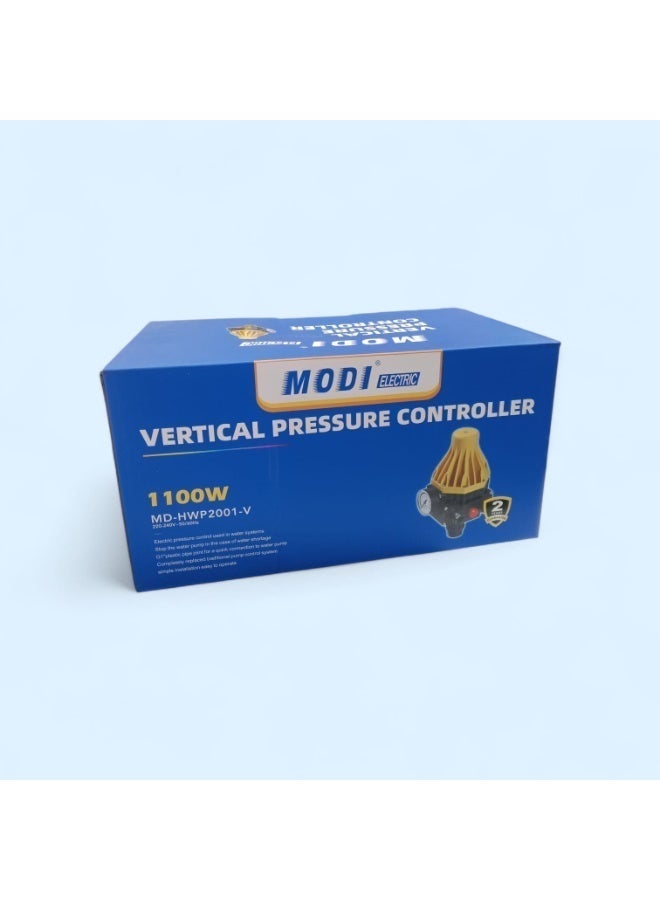 مودي وحدة تحكم ضغط مضخة المياه الأوتوماتيكية العمودية 220-240 فولت، مفتاح تحكم ذكي للمضخة مع حماية من التشغيل الجاف، وصلة 1 بوصة لنظام المياه المنزلي - Image 4