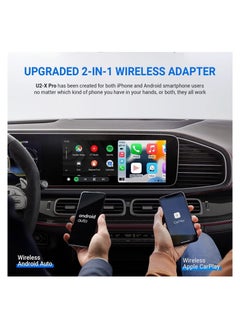 Wireless Android Auto Car Adapter U2-X Pro, All-New User Experience, 2024 Upgrade Wireless Car Adapter for Auto, Easy Setup Direct Plug-in USB Adapter, No Delay, Fast Connecting, Plug & Play - pzsku/ZE380DFA4D97165068183Z/45/_/1714123767/710fe635-be23-4340-840f-25da3e0d1feb