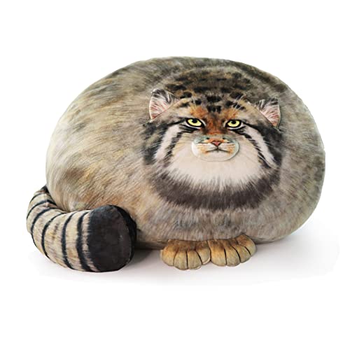 Sew Butiful Steppe Cat Plush 30cm12inch Pallas Cat Stuffed Animal Cute Plushies for Girls Soft Plush Pillow Throw Pillow Doll Decoration Doll Birthday Gift for Kids Boys Party - Image 1