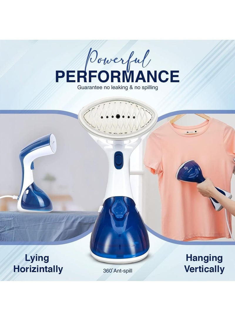 IMPERIUM Portable Handheld Clothes Steamer – 20-Second Fast Heat-Up, Large 200ML Detachable Water Tank, Effective Wrinkle Remover for All Fabrics, Travel Steamer, Lightweight Garment Steamer - Image 3