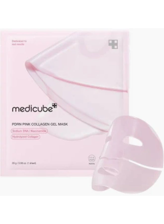 Medicube Face Mask Gel Jelly Collagen Pink Salmon DNA PDRN Overnight Mask for a supple, hydrated, and deeply moisturizing glass-like appearance - Image 1