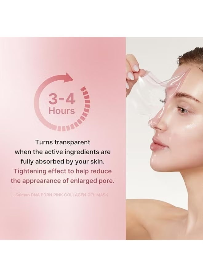 Medicube Face Mask Gel Jelly Collagen Pink Salmon DNA PDRN Overnight Mask for a supple, hydrated, and deeply moisturizing glass-like appearance - Image 3