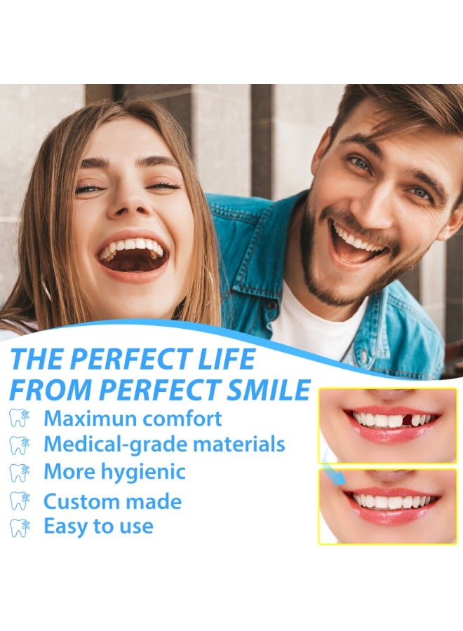 Sefudun Thermal Forming False Teeth –Tooth Repair Kit, Moldable Tooth Filling Repair Kit, Dental Care Kit Fixing The Missing and Broken Replacements, DIY Natural Filling Fake Teeth,Smile Confidently Again - Image 5