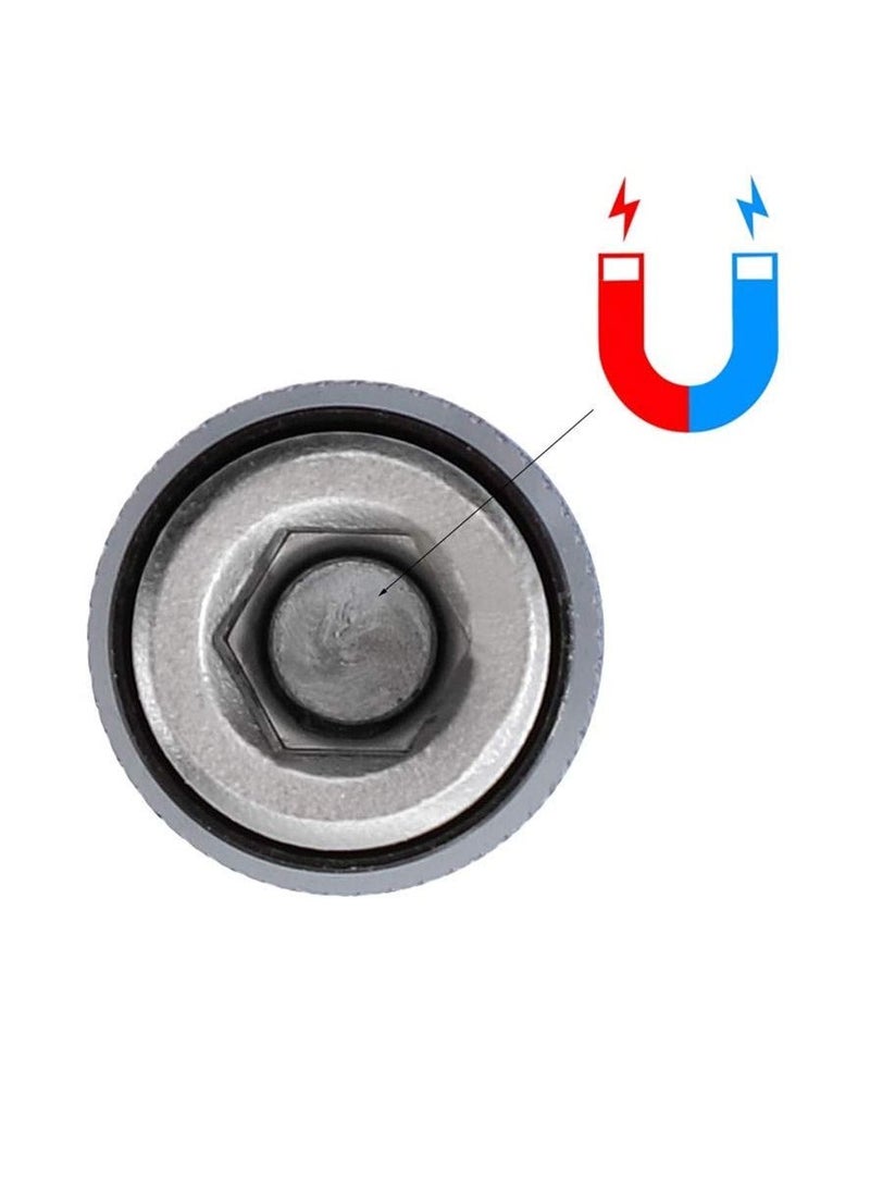 Y&D - 2 Pcs Magnetic Pivot Drill Bit Holder, 1/4" Quick Release Hex Pivoting Holder with Ring, Flexible Screwdriver Screwgun Tip for Tight Spaces or Corners - Image 1