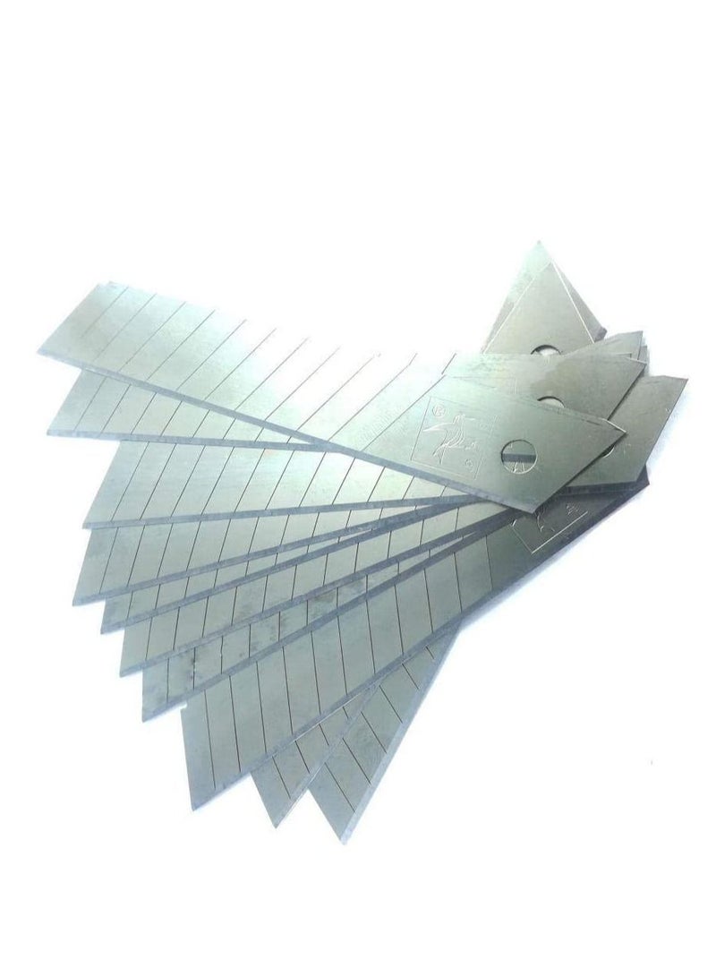 Sharp industrial grade stainless steel blades for craft cutting knife - 10 blades  - Image 1