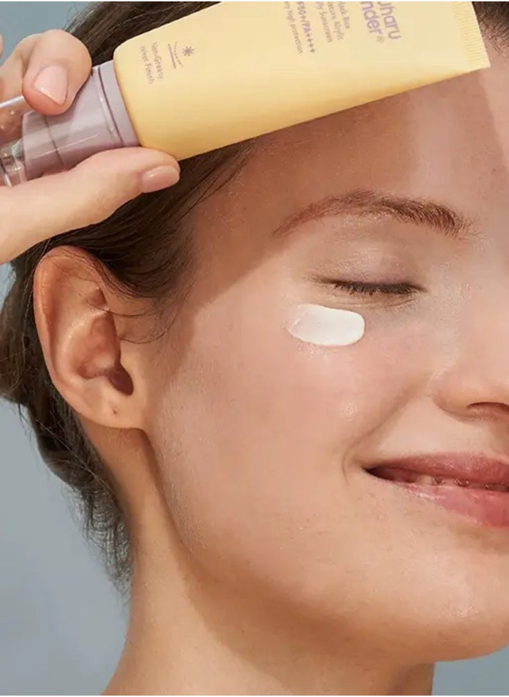 هارو هارو وندر - هارو هارو وندر كريم واقي شمس SPF50 بخلاصة الأرز الأسود غير دهني-50 مل - Image 1