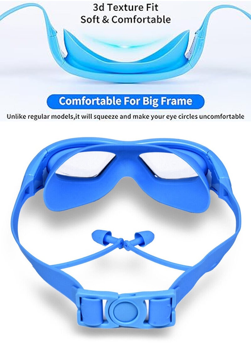 Swimming Goggles With Attached Earplugs - Ultra Wide, Clear Vision, UV Protection, and Waterproof Swimming Glasses - Anti-Fog Swimming Goggles for Kids, Youth, Easy To Carry And Store - pzsku/ZE3812637FC4D034D7856Z/45/_/1721328842/d6adc92a-8d59-4882-8ed6-ed9cae415295