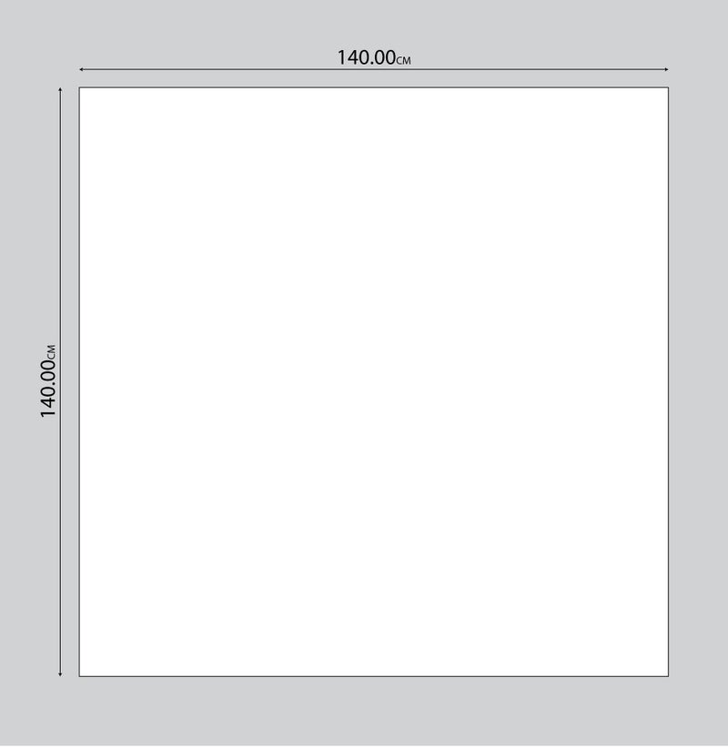 iPlast: "Al Qusoor" Tablecloths, Large Size 140x140 cm, High Thickness, White Color, Wholesale (10 Rolls) - Image 4