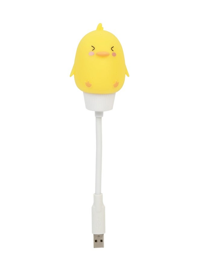Lexton Decorative Duck Shape Cute Night LED USB Light | Eye-Care | USB Plug-in | Suitable for Children's Kids, Reading, Gift Purpose (Pack of 1, Warm White) - Image 1