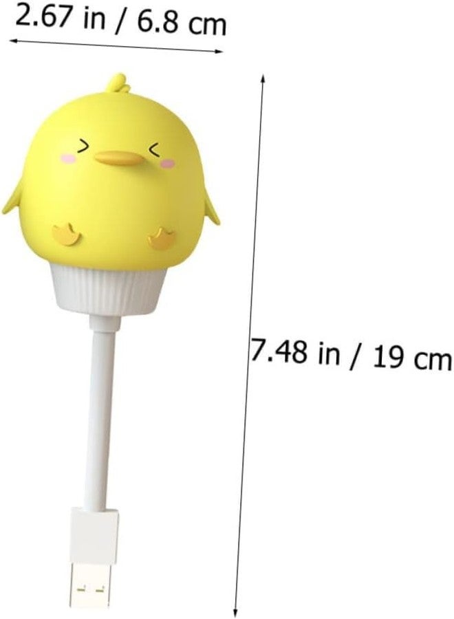 Lexton Decorative Duck Shape Cute Night LED USB Light | Eye-Care | USB Plug-in | Suitable for Children's Kids, Reading, Gift Purpose (Pack of 1, Warm White) - Image 5