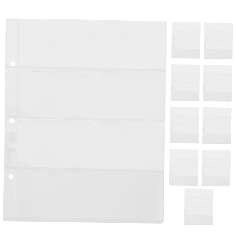 Banknote Storage Sleeves Loose Leaf Paper Bags 25X20X0 80CM - Image 2