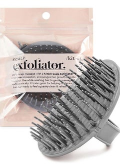 Kitsch Hair Growth Massager - Shampoo Brush & Scalp Exfoliator for Dandruff | All Hair Types (Gray)  - Image 1