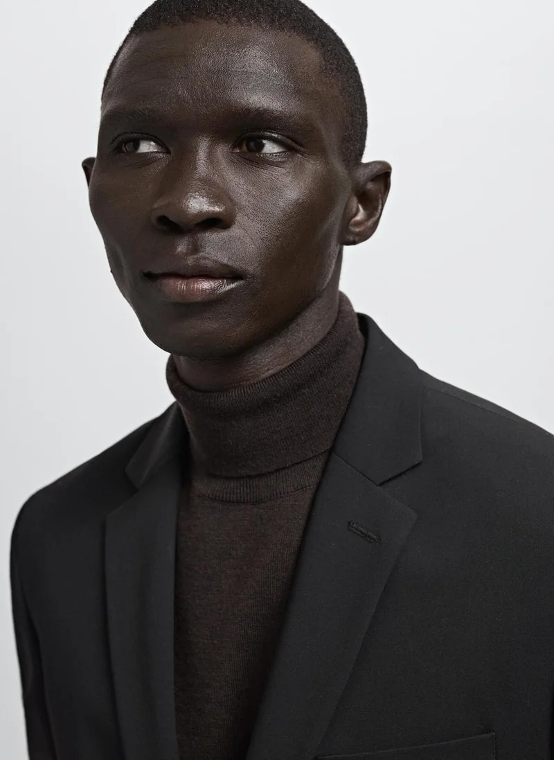 Mango Man  Super slim-fit suit jacket in stretch fabric for Men | Best Price UAE