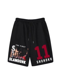 KUYING New Slam Dunk Master Printed Loose Five Point Casual Pants  - Image 1
