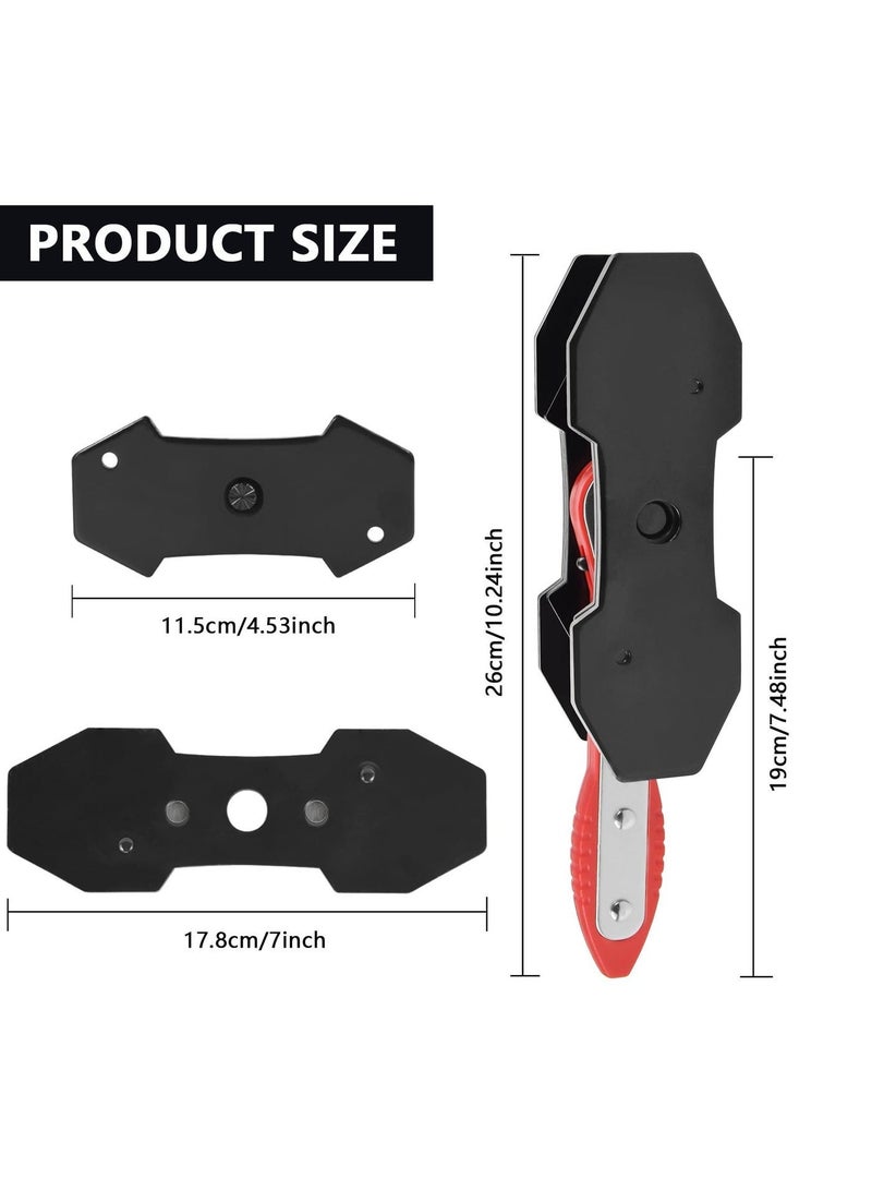 RONVEX Car Brake Caliper Press Tool, 360° Rotation Auto Swing Ratchet Expander Wrench Compressor Brake Pad Spreader for Single Twin Quad Sextuplet Piston Disc Brake Caliper, Universal Fit - Image 4