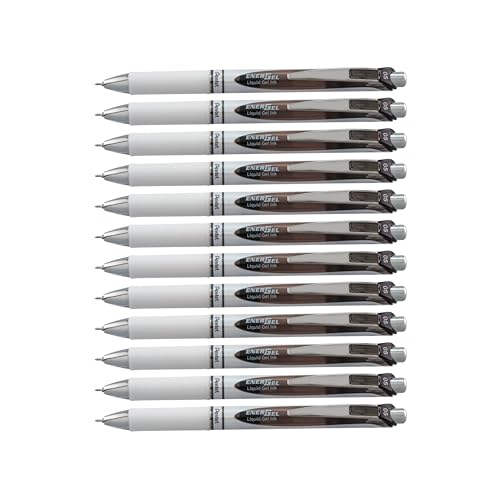 Pentel 163809 EnerGel Pearl Deluxe RTX Gel Retractable Pens Fine Point Black Ink - Image 1