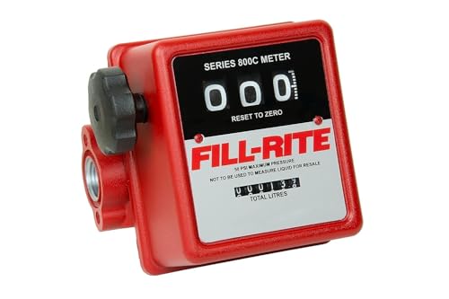 FILL RITE Fill-Rite 807CL 3/4" 19-76 LPM 3-Wheel Mechanical Flow Meter - Image 5