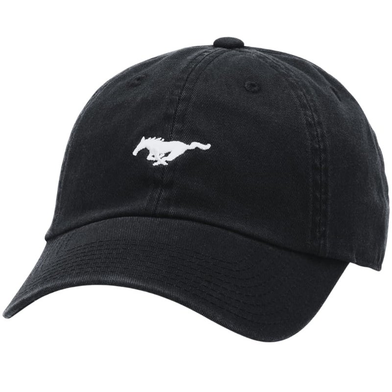 AMERICAN NEEDLE Micro Slouch Casual Baseball Dad Hat Ford Mustang, Black (FORD-1705B) - Image 5