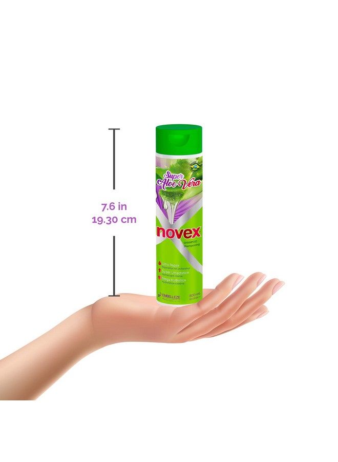 NOVEX Super Aloe Vera Shampoo With Organic Aloe Vera And Hydrovance 10.1 Oz Bottle  - Image 5