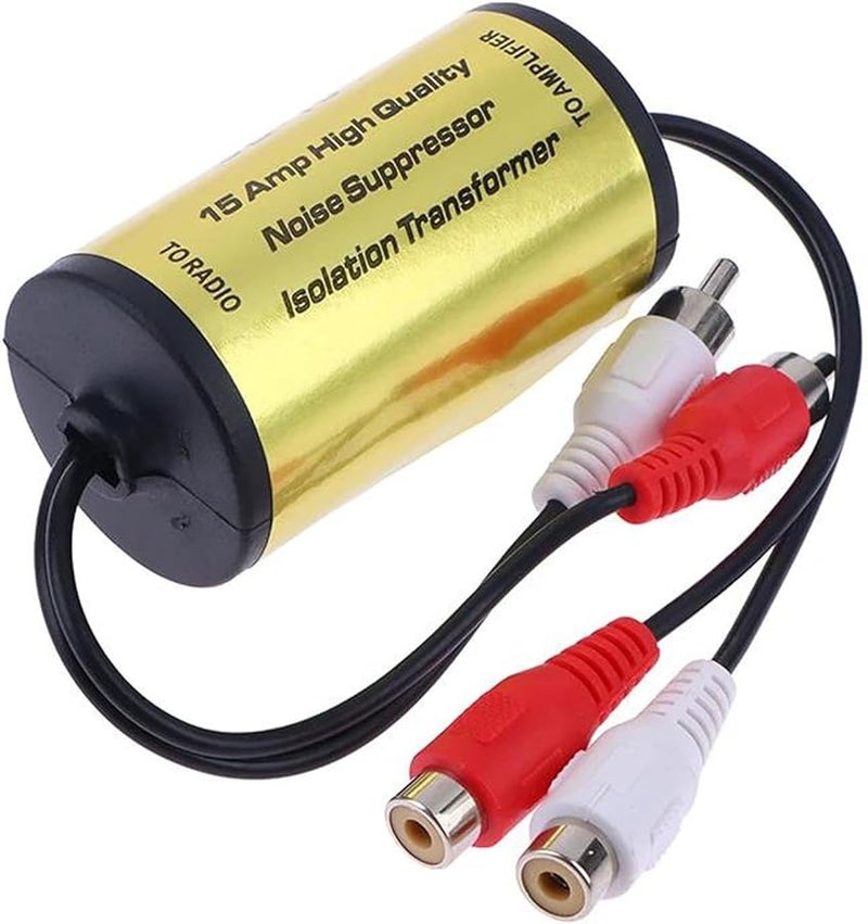 RCA Ground Loop Noise Isolator Filter 15A Power Audio Noise Eliminator - Image 1