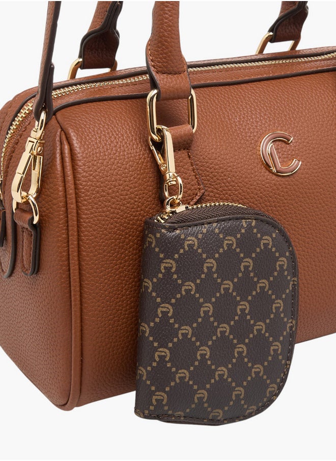 Le Confort Textured Tote Bag with Double Handles and Detachable Coin Pouch  - Image 4